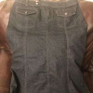 Long Denim skirt